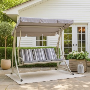 Dondoli da giardino 3 posti in Metallo Bizzotto - GRELY