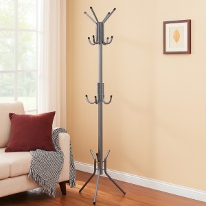 Vista ambientata Appendiabiti colore Grigio con 11 ganci altezza 178 cm modello Zenit Totò Piccinni