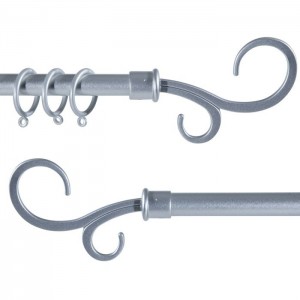 Bastone per tenda in ferro colore Grigio modello Atena Totò Piccinni