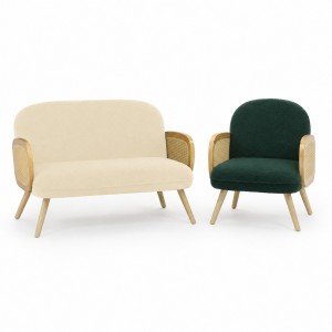 Divani e Poltroncine DALY in Velluto Bouclè.