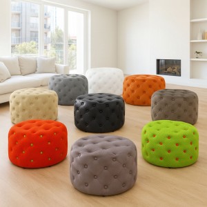 Copertina Pouf design vintage modello Chester Totò Piccinni