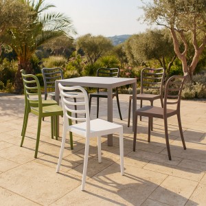 Sedie ARCO in Polipropilene in Fibra di Vetro Design Impilabile