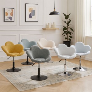 Poltroncine Girevoli con Altezza Regolabile - FLEUR