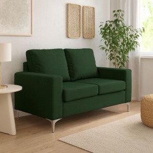 Divani in tessuto con piedini in metallo modello CUBE