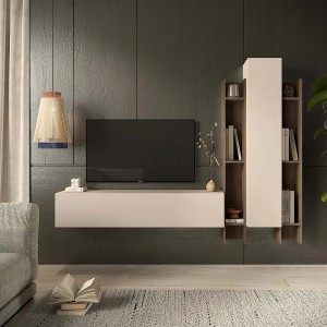 parete attrezzata 205x30x185h modello Modula Totò Piccinni