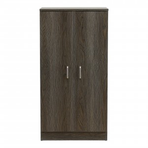 Scarpiera a mobiletto 2 ante e 6 ripiani porta scarpe in legno colore Rovere Cenere Totò Piccinni