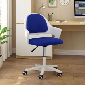 Vista ambientata Sedia Ufficio girevole colore Blu con altezza regolabile modello Pucci Totò Piccinni