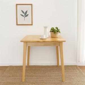 Copertina tavoli in legno massello rovere naturale allungabili modello Maddalena Totò Piccinni