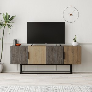 Mobile porta tv in legno colore "Multicolor A" modello Narciso Totò Piccinni
