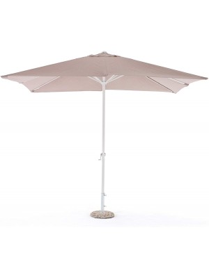 ombrellone da giardino con palo centrale da giardino colore grigio 3x2