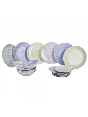 set piatti tavola 18 pz