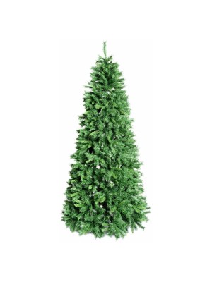 Albero di Natale base stretta artificiale realistico molto folto verde Royal Slim Xone