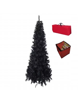 Albero di Natale NERO SLIM 150 cm - Noel