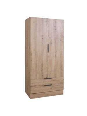 Armadio rovere artisan vista diagonale