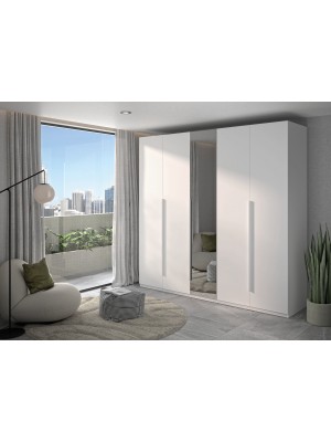 armadio guardaroba bianco artlight ambientata