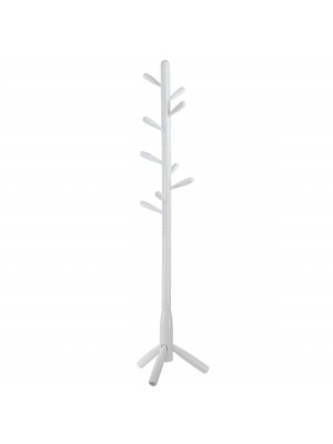 appendiabiti in legno bianco 