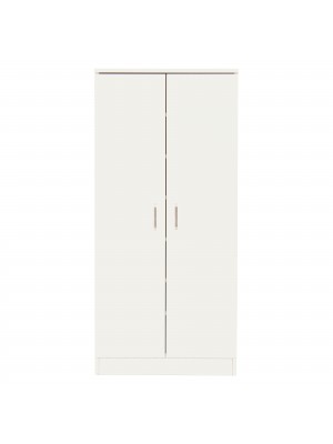 Scarpiera a mobiletto 2 ante e 6 ripiani porta scarpe in legno colore Bianco Caldo Totò Piccinni