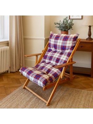 Vista ambientata poltrona sedia sdraio harmony relax in legno pieghevole bordeaux Totò Piccinni