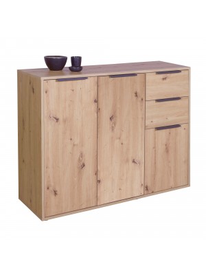 Mobile Contenitore colore Rovere Artisan 3 ante e 2 cassetti Totò Piccinni