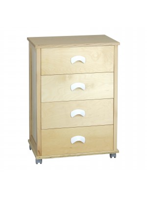 Carrellino da cucina in Legno colore Naturale modello Poker Plus Totò Piccinni