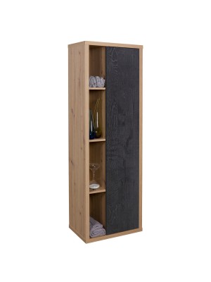 mobile colonna rovere artisan/nero chalet vista diagonale 