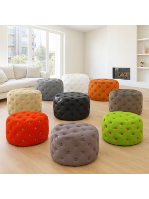 Copertina Pouf design vintage modello Chester Totò Piccinni