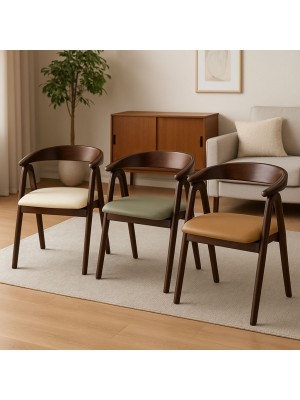 Copertina sedie in legno massello con seduta in similpelle modello Elba Totò Piccinni