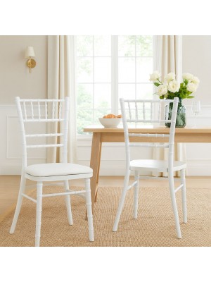 Sedia CHIAVARINA IN LEGNO impilabile per eventi catering cerimonie ristorante matrimonio