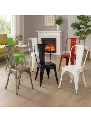 Sedie Industry in Metallo Design Industriale