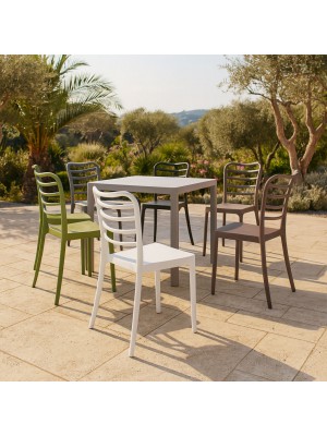 Sedie ARCO in Polipropilene in Fibra di Vetro Design Impilabile