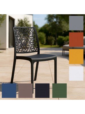 Sedie per Esterni in Polipropilene Impilabili Made in Italy - NINFA