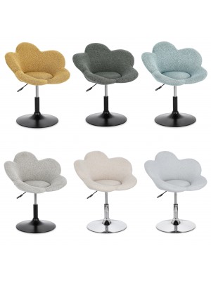 Poltroncine Girevoli con Altezza Regolabile - FLEUR