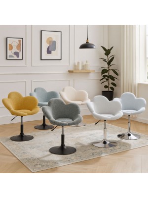 Poltroncine Girevoli con Altezza Regolabile - FLEUR