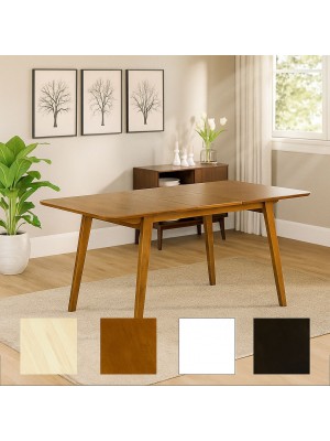 Tavoli Rettangolari ESTER, allungabili in legno 120/160 cm, design Scandinavo 