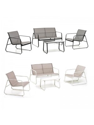 Set Salottino da Giardino in Ferro Tubolare JASK