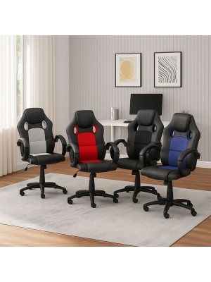 Sedie Ufficio OFFICE Girevoli Altezza Regolabile e basculante poltrona per computer gaming