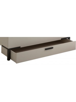 cassettone letto cashmere vista diagonale