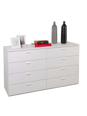 cassettiera ingresso bianco artlight vista diagonale 