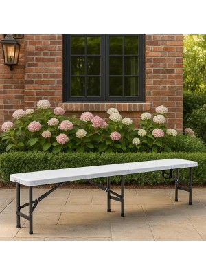 Panca KATIA con sistema Valigetta Salvaspazio da per tavolo da Giardino Pieghevole 