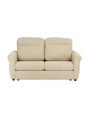 Divano 2 Posti in Tessuto colore Camel Sfoderabile made in italy modello Luna Totò Piccinni