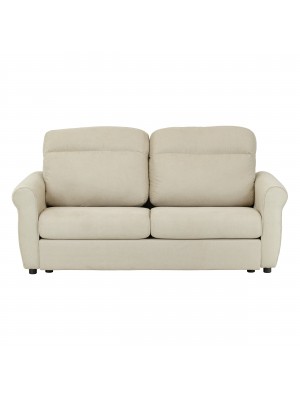 Divano 3 Posti in Tessuto colore Beige Sfoderabile made in italy modello Luna Totò Piccinni