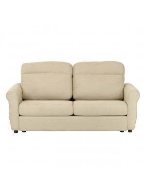 Divano 3 Posti in Tessuto colore Camel Sfoderabile made in italy modello Luna Totò Piccinni