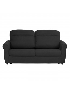 Divano 3 Posti in Tessuto colore Dark Grey Sfoderabile made in italy modello Luna Totò Piccinni
