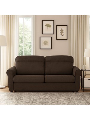 Vista ambientata Divano 3 Posti in Tessuto colore Elephant Sfoderabile made in italy modello Luna Totò Piccinni