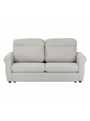 Divano 3 Posti in Tessuto colore Light Grey Sfoderabile made in italy modello Luna Totò Piccinni