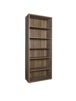 libreria legno noce brera vista diagonale 
