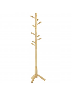 appendiabiti in legno naturale