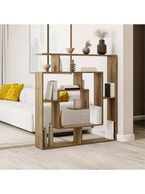 Libreria DEDALO Design Geometrico (Rovere Antico)