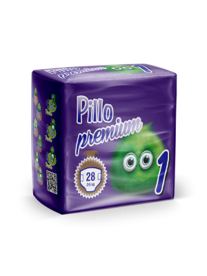 Pannolini Bimbo Pillo Premium New Born, Taglia 1 (2-5 Kg)