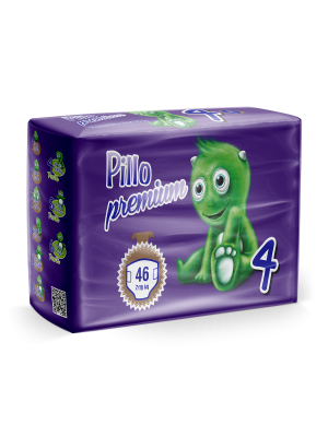 Pannolini Bimbo Pillo Premium Maxi, Taglia 4 (7-18 Kg)